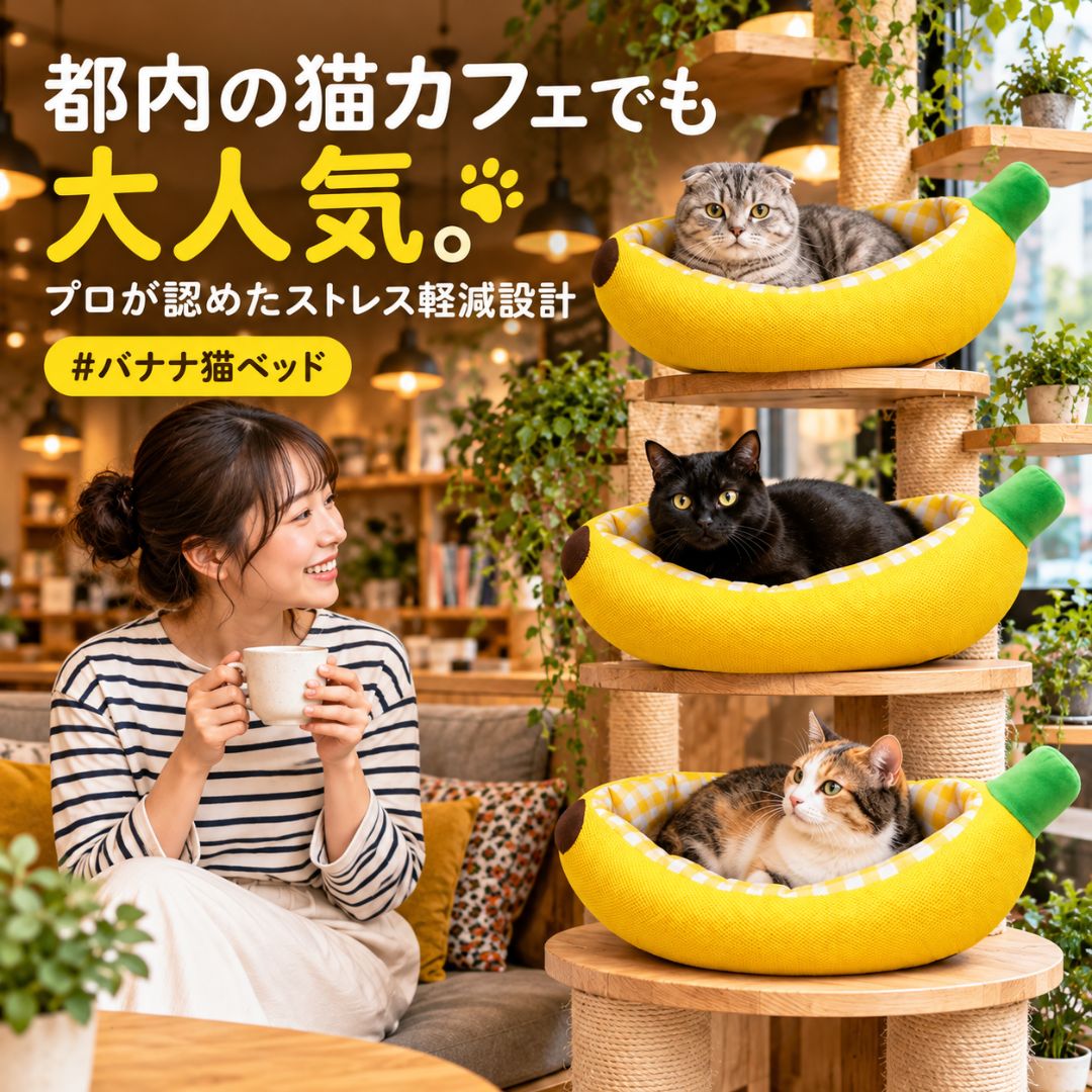 BananaSplit - 犬猫用ペットベッド 洗える
